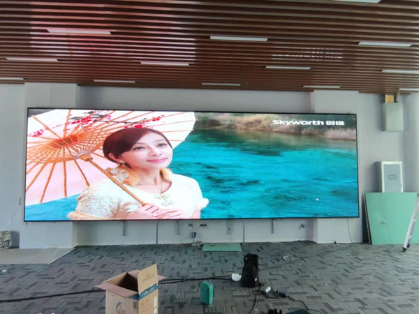 攀枝花市P1.53led小间距屏安装案例